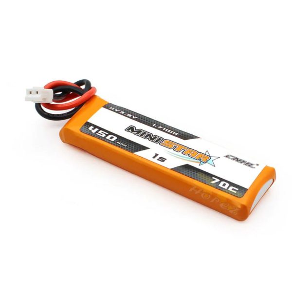 CNHL Ministar 3.8V HV 450mAh 70C 1S Lipo Battery with PH2.0 Plug CNHL450/70-1S