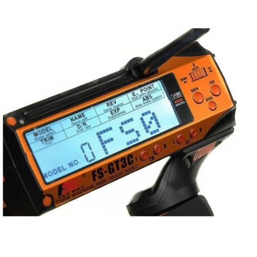 FlySky FS-GT3C 2.4G 3CH RC LCD Car Transmitter+Receiver MH732