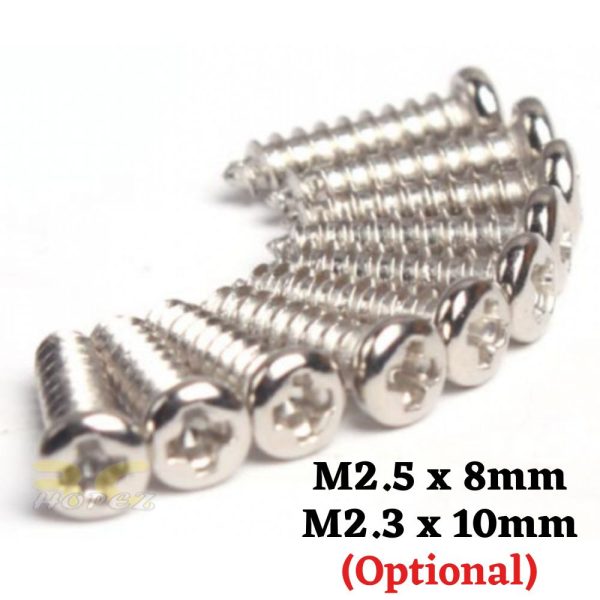 17c3fe1add548314ee61a55756c6e9ef.jpeg Self-Tapping Screw/Machine Screw M2.3X10mm/M2.5X8mm Optional (10pcs/pack) YTLS