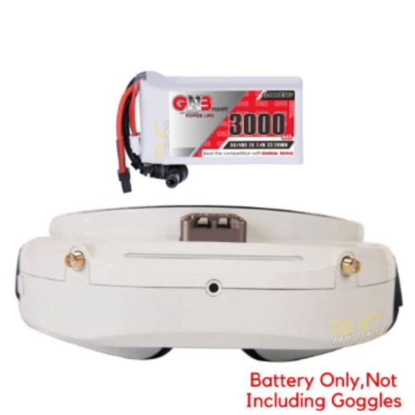 223c35625095b843b74e9251e292e220.jpeg Gaoneng GNB 7.4V 3000mAh 5C 2S Lipo Battery For Goggles (Fat Shark) with XT60 Plug and DC5.5 GNB3000/5-2S