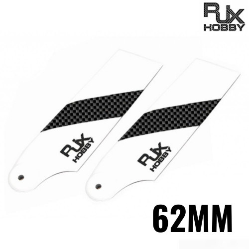 RJX Carbon Fiber 62mm Tail Rotor Blades HA62WB