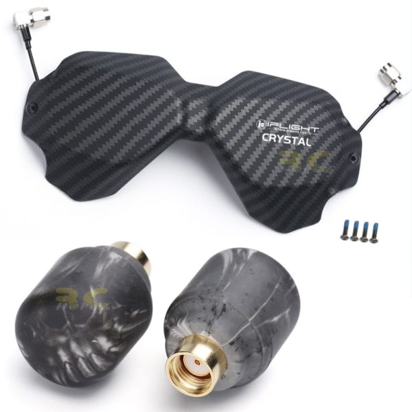 2f21bc3977228f9f1d1d4757e419de97.jpeg iFlight Crystal HD Carbon Fiber Patch and Black Mushroom 5.8GHz Directional Antenna MX9147-BL
