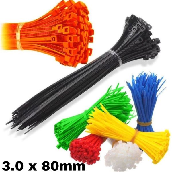 Cable Tie 3.0 x 80mm (100pcs/pkt) CT3080