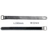 3038b0f2944fdf5b1ee95e24aaba41a5.jpeg 1 pc 12mm X 150mm RJX 3(M) Fiber Metal Clip Battery Strap - Black RJX1784