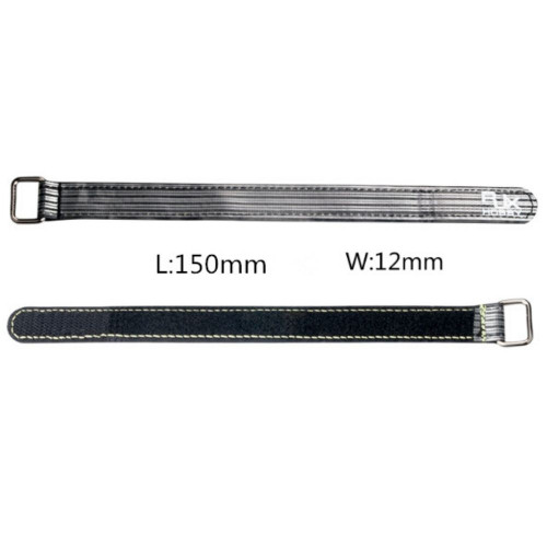 3038b0f2944fdf5b1ee95e24aaba41a5.jpeg 1 pc 12mm X 150mm RJX 3(M) Fiber Metal Clip Battery Strap - Black RJX1784