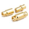 8mm Gold Bullet Banana Connector Plug Male Female (3 pairs) 6580