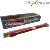 377ad55d1e2b3180aa74b246a37e679e.jpeg Maxpower Graphene LiHV Lipo 6000mAh 2S 7.6V 120C with 5.0mm bullet to Deans plug (Hard Case) MP6120-2GH