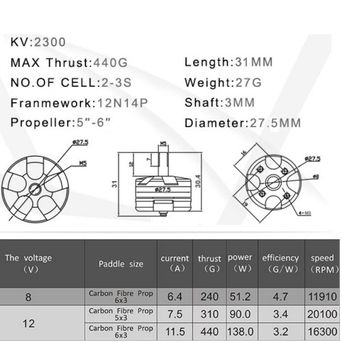 4a1eb7b51050177fc66c002048ebb653.jpeg Happymodel MT2204 2300KV cw for Multi Copter W545A