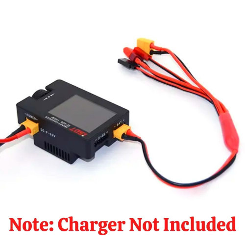 5f60619b431cd2381bf21d626a7183e4.jpeg 4 in 1 Multi-Plug Charging Cable XT60 Plug to DeanT / JR Futaba / XT60 / JST Plug DW-Multi