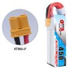 Gaoneng GNB 14.8V 450mAh 80C 4S Lipo Battery with XT30 Plug GNB450/80-4S