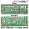  iFlight 100x40mm Blitz Soldering Practice Board practice tiny pin/pad /larger gauge wire soldering for FPV MX1656-Board