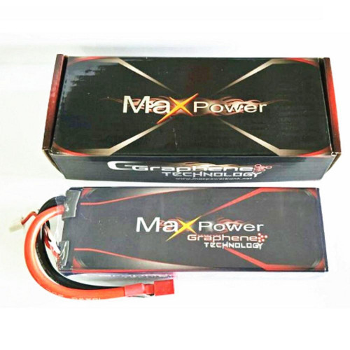 Maxpower Graphene Lipo 5200mAh 2s 7.4v 75c (Hard Case) MP5275-2G
