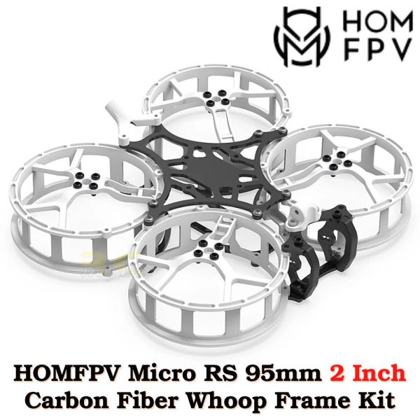 a568d77bca35bcfd2e03ac8c9c10699f.jpeg HOMFPV Micro RS 95mm 2 Inch Carbon Fiber Whoop Frame Kit HOM-Kit