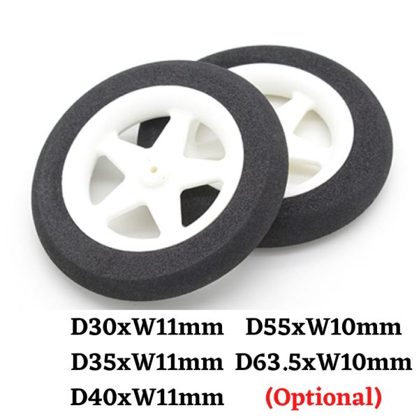 bd4aca96c6bb2f208605e701b46a0842.jpeg 2pcs Light Foam Wheel D30mm/35mm/40mm x W11mm-D55mm/63.5mm x W10mm (Optional) 6200