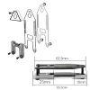 DIY FPV  Backpack Spare Part Drone Strap / Holder Easy To Carry for FPV Backpack HX-BP