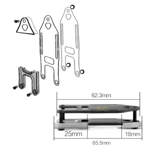 DIY FPV  Backpack Spare Part Drone Strap / Holder Easy To Carry for FPV Backpack HX-BP