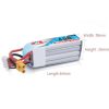 Gaoneng GNB 14.8V 450mAh 80C 4S Lipo Battery with XT30 Plug GNB450/80-4S