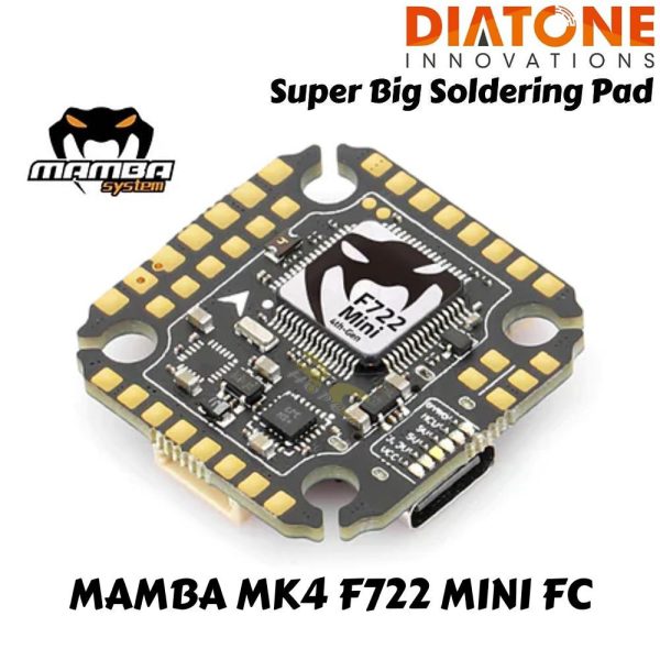 dc673745867fd43c875fac1e8174488e.jpeg Diatone MAMBA (20x20) MK4 F722 MINI + F55/F65-128K BL32 MINI ESC 6S 32bit Dshot300/600/1200 Stack M-60897