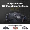 e77bf1994d35f92943e2cbc2e53d186f.jpeg iFlight Crystal HD Carbon Fiber Patch and Black Mushroom 5.8GHz Directional Antenna MX9147-BL