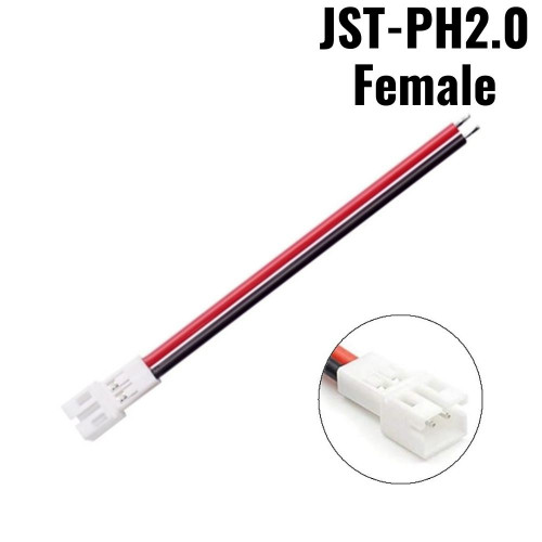 JST-PH 2.0 Power Whoop Female Connector Cable XJ226