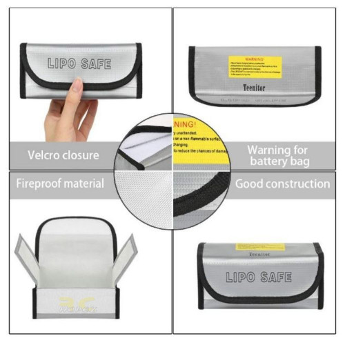 LIPO safe bag 185*75*60mm AT-180