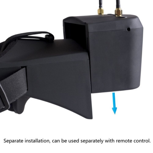 LS-800D FPV Goggles 5 Inch 854*480 5.8G 40CH / Build-in 3.7V 2000mAh Battery XJ370