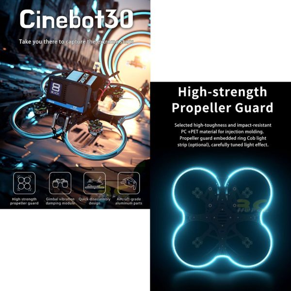 GEPRC Cinebot30 HD w/ Caddx Walksnail Avatar 127mm 3Inch 6S FPV Drone GEP30HD-WN