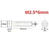 7d545963a909d88a9a73a8c0d188c5ca.jpeg 2 PCS Hexagon Cap Screw M2.5mm x 6/8/10/12/16mm (Optional) CM-M2.5