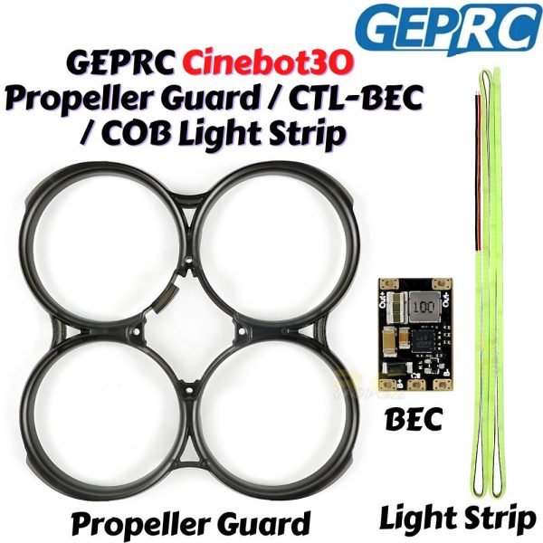 8f271f73ac4f9ba8c117197e8d4e49d5.jpeg GEPRC Cinebot30 Propeller Guard / CTL-BEC / COB Light Strip (Optional) Replacement Parts GEP-CT31