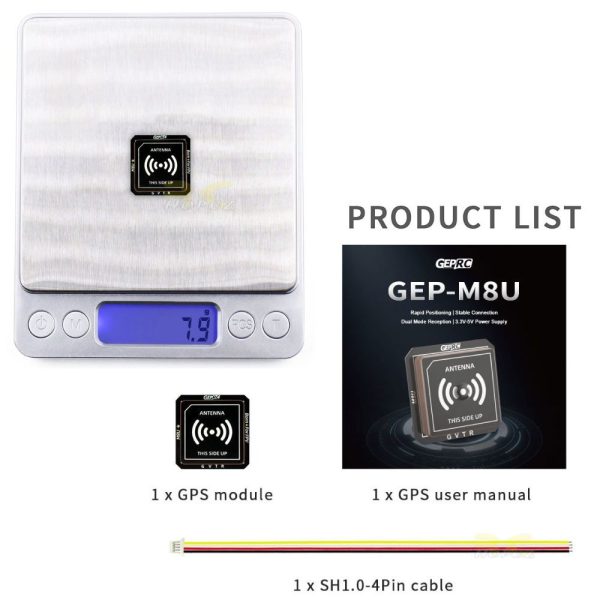 a0470cbb50d4c2ddb66660755d72befb.jpeg GEPRC GEP-M8U GPS Module GLONASS BDS Support GEP-M8U