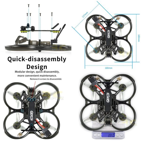 GEPRC Cinebot30 HD w/ Caddx Walksnail Avatar 127mm 3Inch 6S FPV Drone GEP30HD-WN