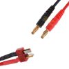 1Pc 4.0mm Banana Plug To Dean T Male / XT60 Male (Optional) 14AWG Cable Connector For Imax B6/B6AC/B8 Charger DW-Cable