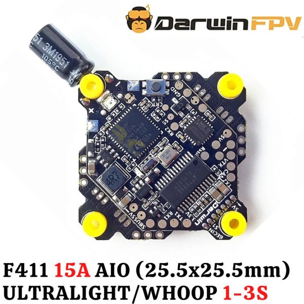 ebdd03c8075db48b0869d9fdf37b40f6.jpeg DarwinFPV Darwin F411 FC + 15A ESC 1-3S AIO Ultralight/Whoop Darwin 25.5×25.5mm DW-F411 AIO