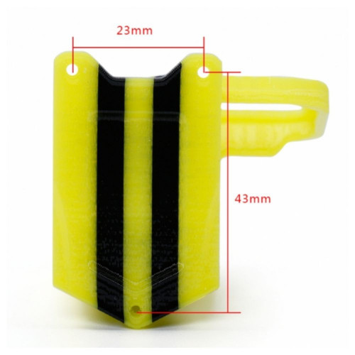 fb2091f0e0b9aa6f87671eb8522d8c49.jpeg iFlight BumbleBee Frame Kit TPU Camera Mount for Gopro Hero 5/6/7 - Angle 15° MX-B567