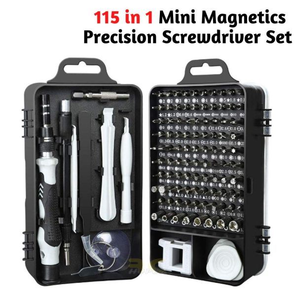 115 in 1 Mini Magnetics Precision Screwdriver Set For Computer PC Mobile Phone Device Repair Hand DIY Tools BG-115