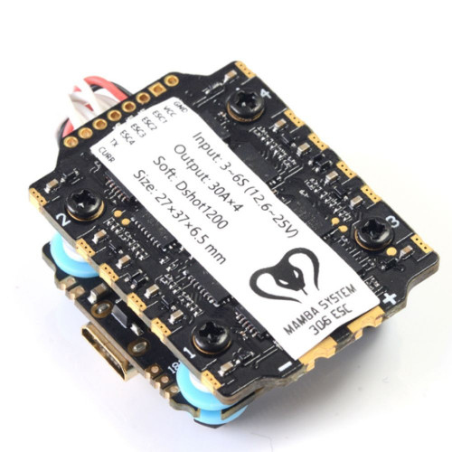 Diatone MAMBA F722 MINI Betaflight FC OSD 5V/2A & 306 30A 2-6S Blheli_32 Dshot1200 FPV Racing F722MINI-A