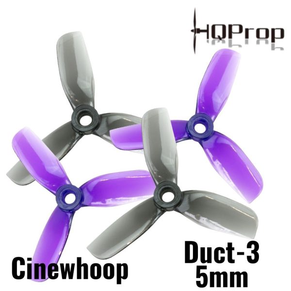 HQProp Duct-4x4x6 Set Eliche (2 CW / 2 CCW) In Policarbonato Grigio Per FPV