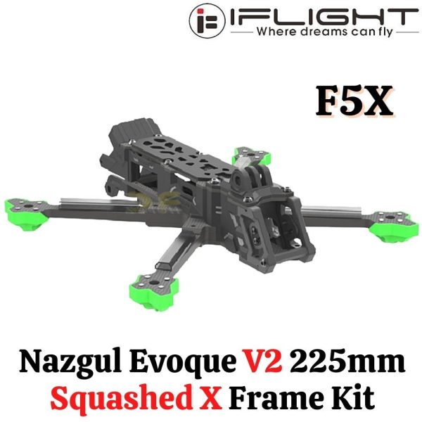 iFlight Nazgul Evoque F5X V2 Squashed X / F5D V2 DeadCat(DC) 5Inch Frame Kit MX1373