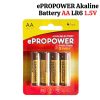 6068b1fb9df78618ad41d17c04ba7108.jpeg 4Pcs ePROPOWER Alkaline Battery AA LR6 1.5V / AAA LR03 1.5V (Optional) MP-ePRO