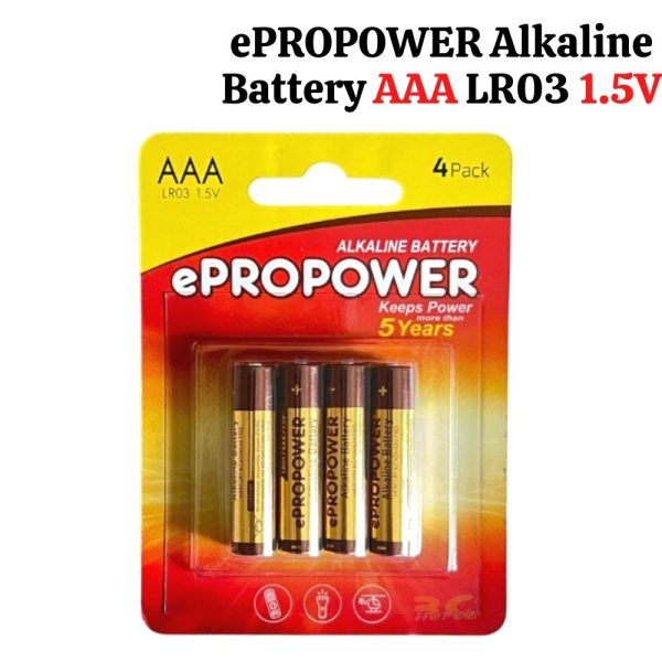 639c8ae379b92cfe63fce510db175ca4.jpeg 4Pcs ePROPOWER Alkaline Battery AA LR6 1.5V / AAA LR03 1.5V (Optional) MP-ePRO
