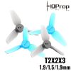HQProp Durable T2X2X3 1.9/1.5/1.9mm Hole 3-blade Propeller (2 pairs/4pcs) HQT223N