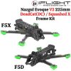 iFlight Nazgul Evoque F5X V2 Squashed X / F5D V2 DeadCat(DC) 5Inch Frame Kit MX1373