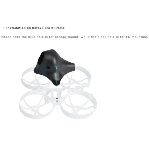 1Pc BetaFPV Canopy For EOSV2 Camera Compatible With Beta75x 75Pro 2, Beta85X HX100 HX115 BT-108N