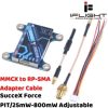 iFlight SucceX Force 5.8g 48CH PIT/25mW-800mW Adjustable VTX with MMCX to RP-SMA Adapter Cable for FPV MX8824-R