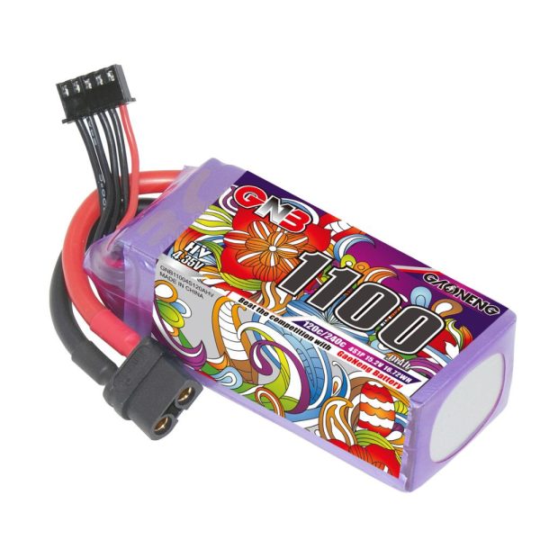Gaoneng GNB 15.2HV 1100mAh 120C 4S Lipo Battery with XT60 Plug GNB1100/120-4SP