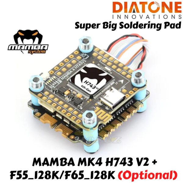 03ccfec45750517fd7a2f38692fb001b-1.jpeg Diatone MAMBA (30.5×30.5) MK4 H743 V2 + F55/F65_128K ESC 3-6S Blheli_32 Dshot300/600/1200 Stack M-60990