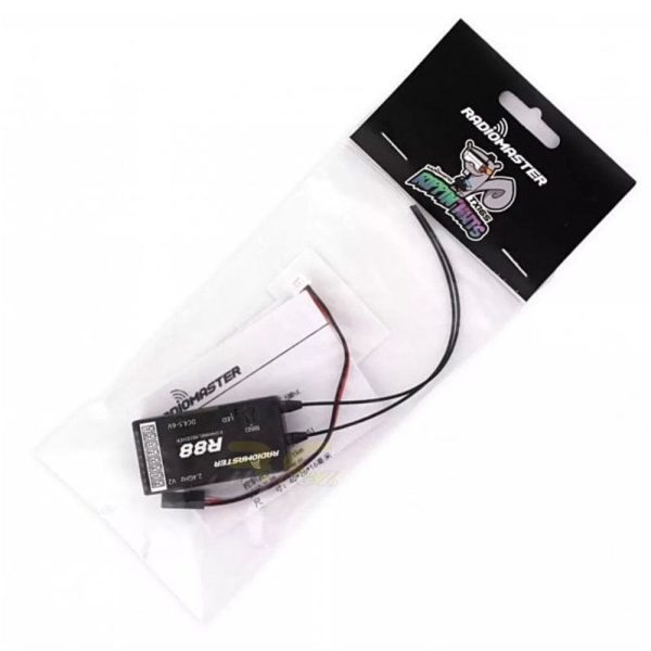 RadioMaster R88 V2 8CH Frsky D8 / D16 / SFHSS Compatible PWM / SBUS Receiver TX-R88 V2
