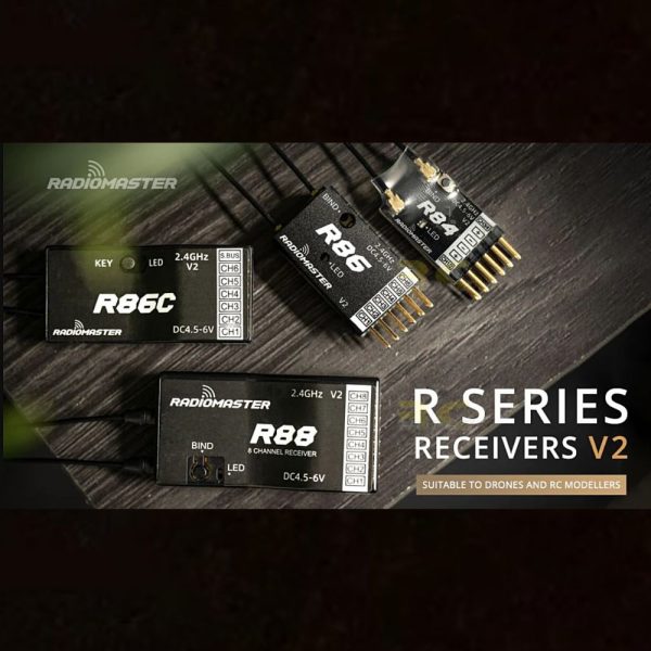 RadioMaster R88 V2 8CH Frsky D8 / D16 / SFHSS Compatible PWM / SBUS Receiver TX-R88 V2