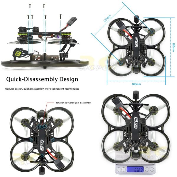 GEPRC Cinebot30 HD w/ DJI 03 Air Unit 127mm 3Inch 6S FPV Drone GEP30HD-DJI03