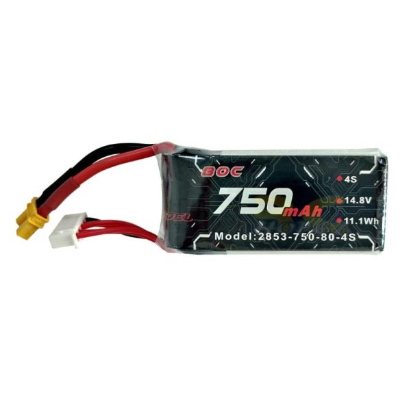 e53d6db3a8c6d7d7779a51256936a047.jpeg Alienmodel 4S 14.8V 750mAh 80C Lipo Battery with XT30/XT60 Plug (Optional) AL750/80-4S